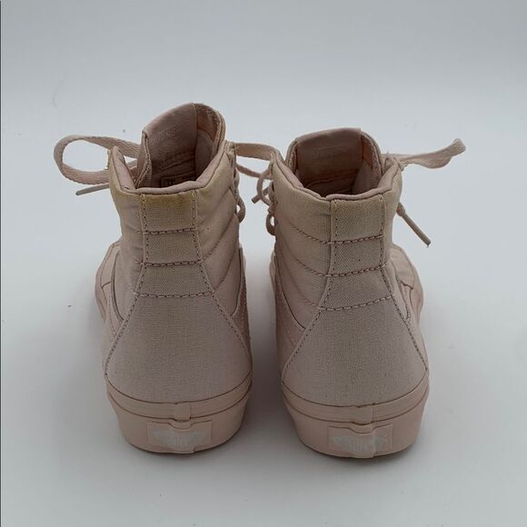 Vans Women's High-Top Sneakers - light baby pink monochromatic size 6 - Picture 5 of 11